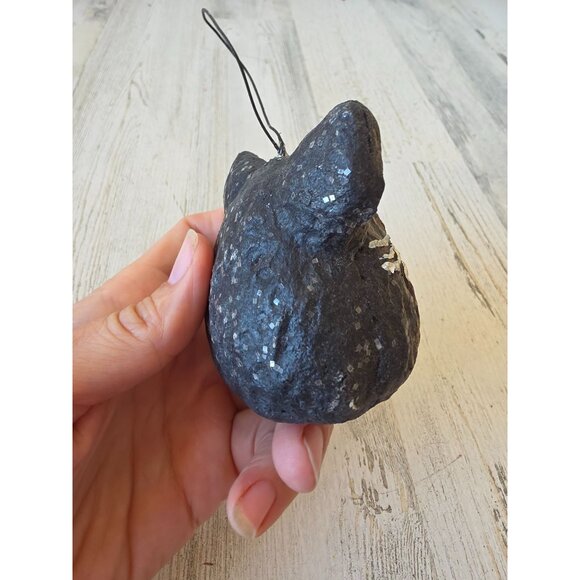 Shabby chic cat Halloween ornament vtg style - Picture 5 of 8